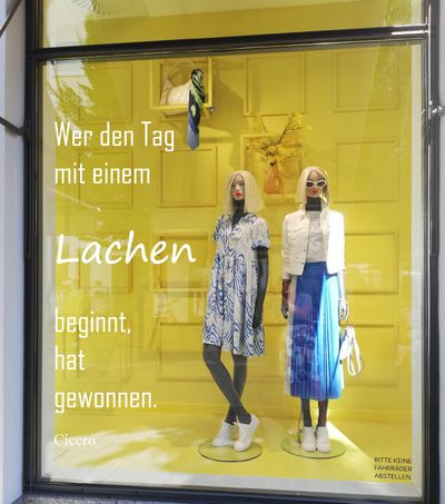 Gestaltungsbeispiel Schaufenster